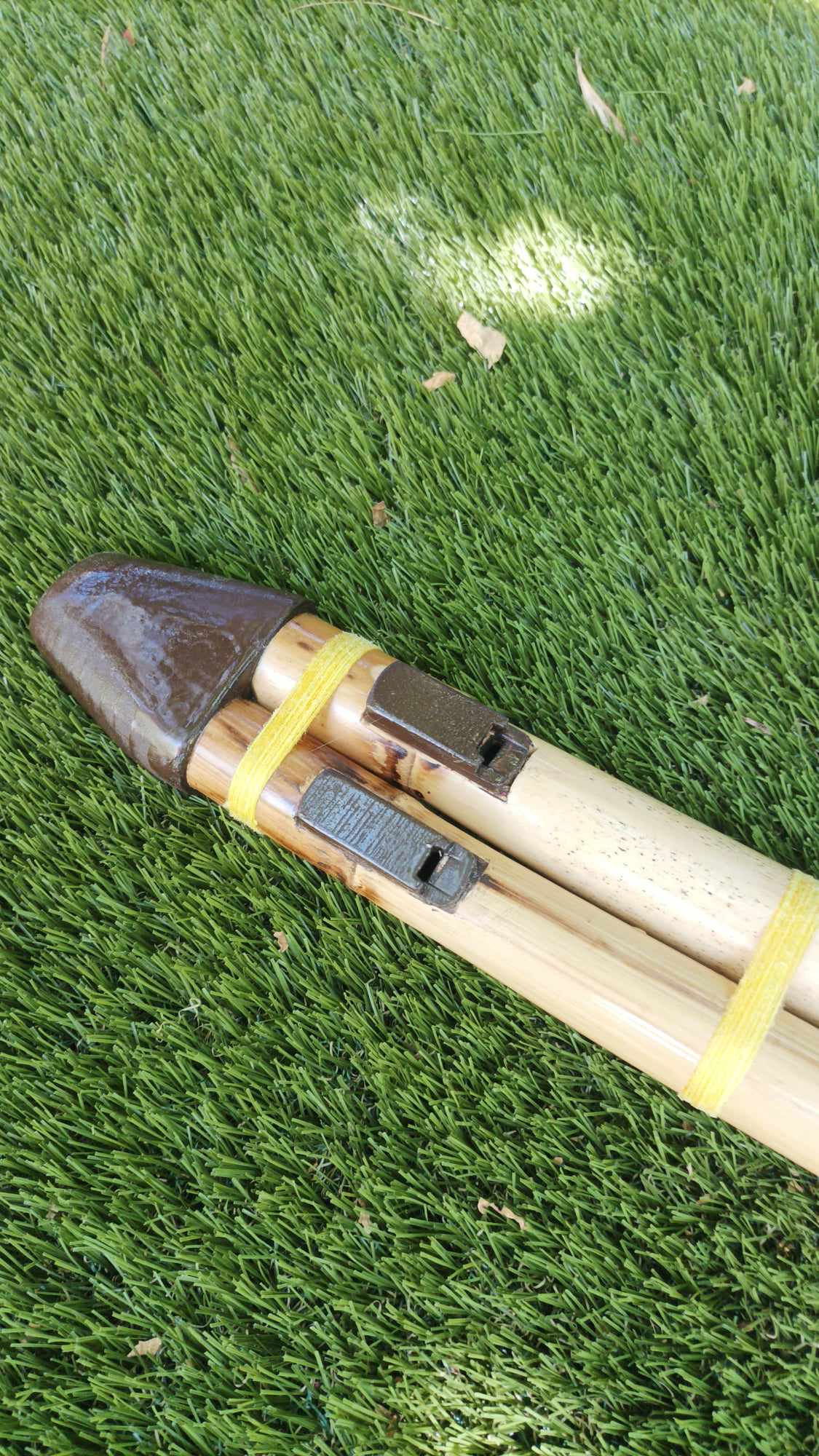 Double  Flûte native en MI 432 Hz