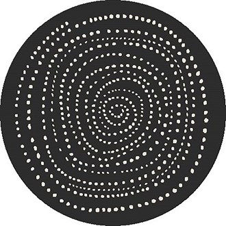 Thumbnail: Terrazzo Reversible Round Rug