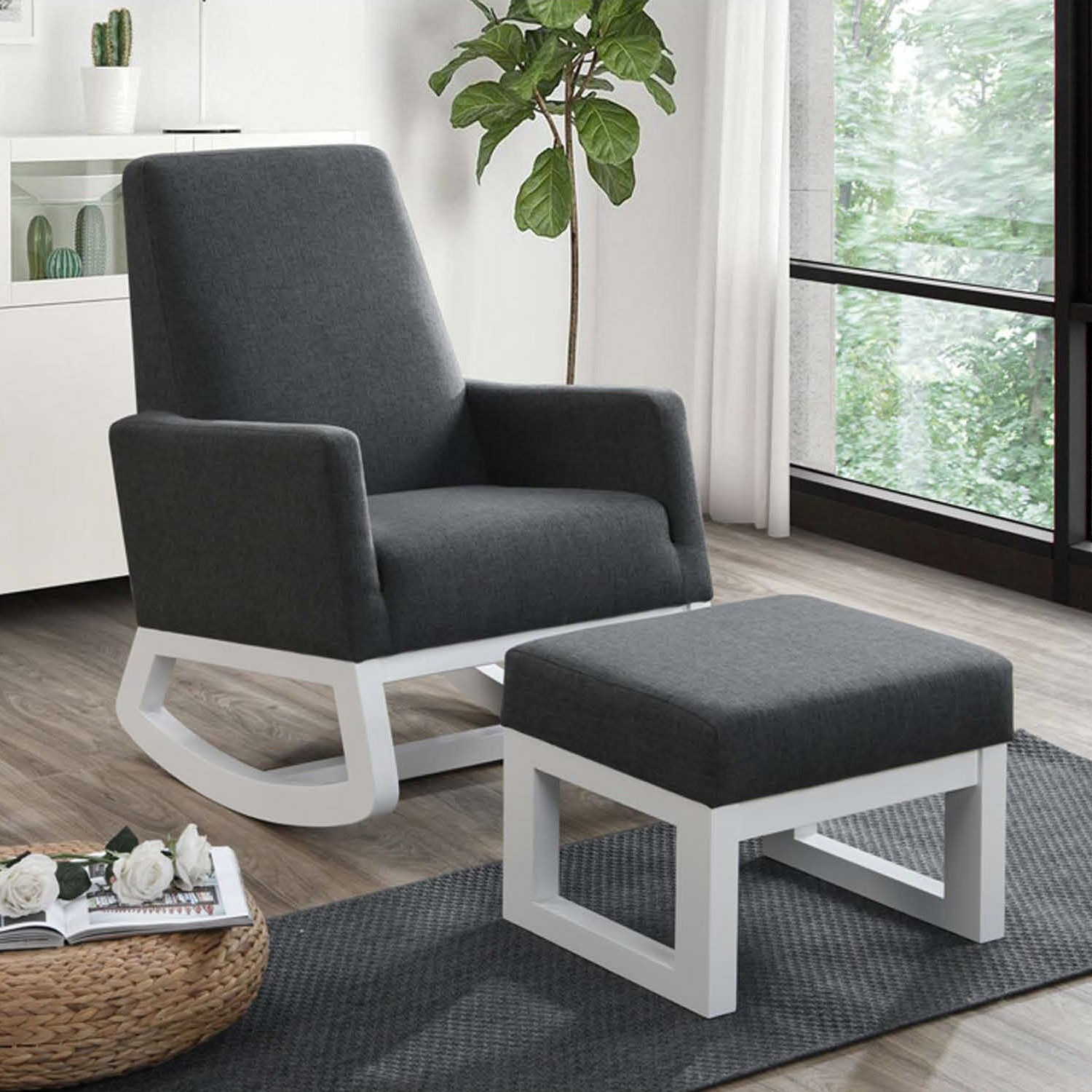 Hamish Rocking Chair & Stool