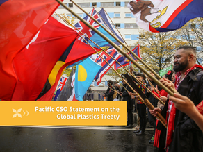 Pacific CSO Statement on the Global Plastics Treaty