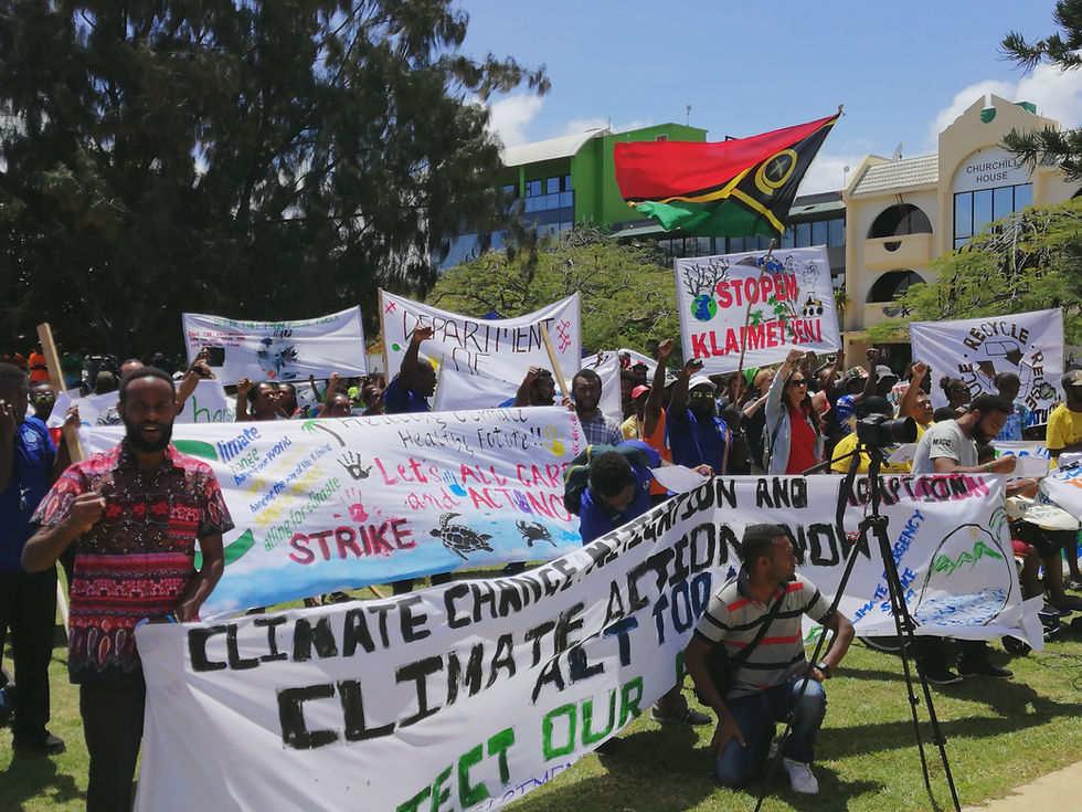 PHOTO: Vanuatu Climate Strike, 2019