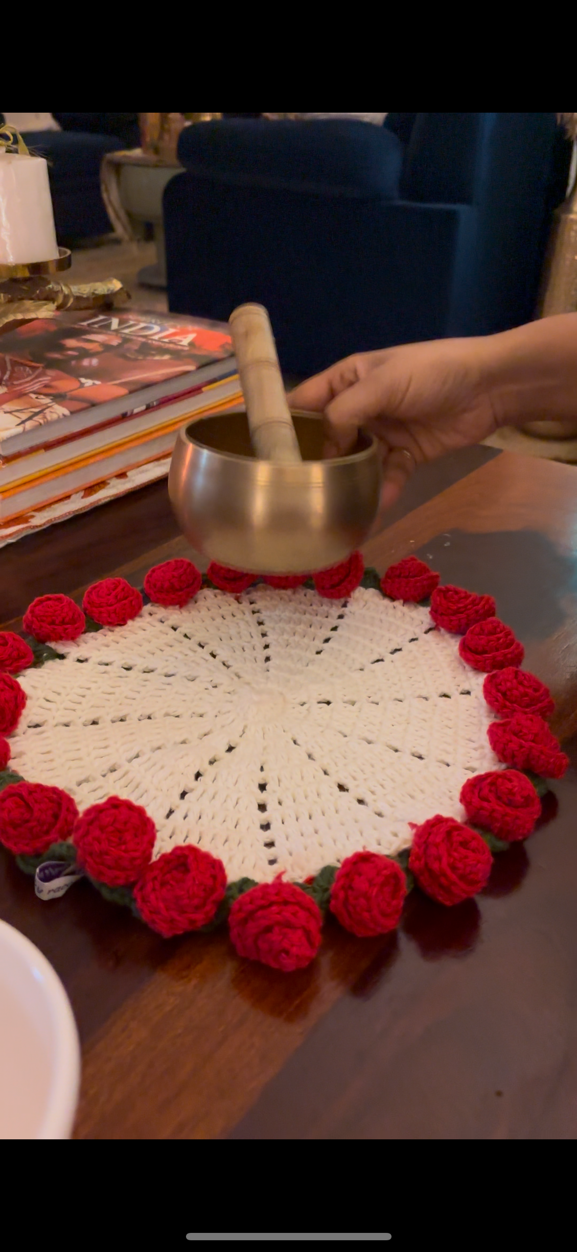 Rose Table Placemat 12.inch