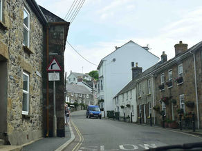 Marazion Town, Sculpture Garden, Penzance Town CORNWALL, UK