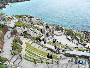 Minack Theatre & Porthcurno Beach, Cornwall, UK