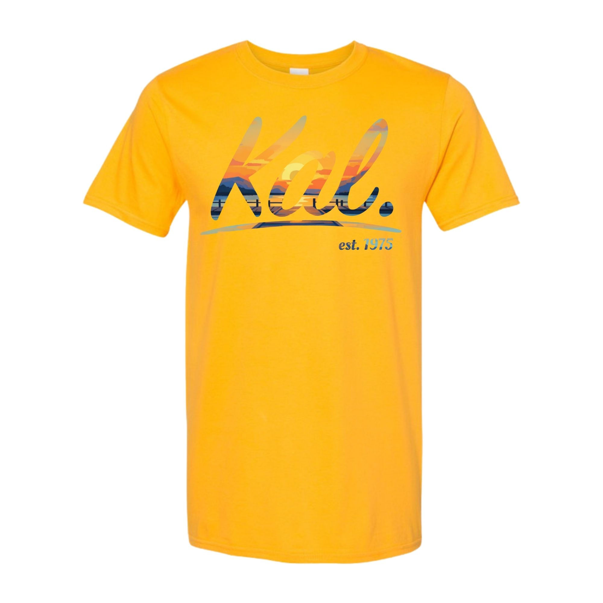 Gold Softstyle T-Shirt with Design