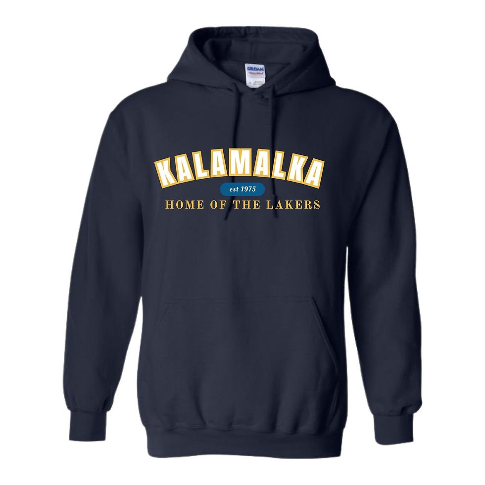 Thumbnail: Navy Hoodie with Design