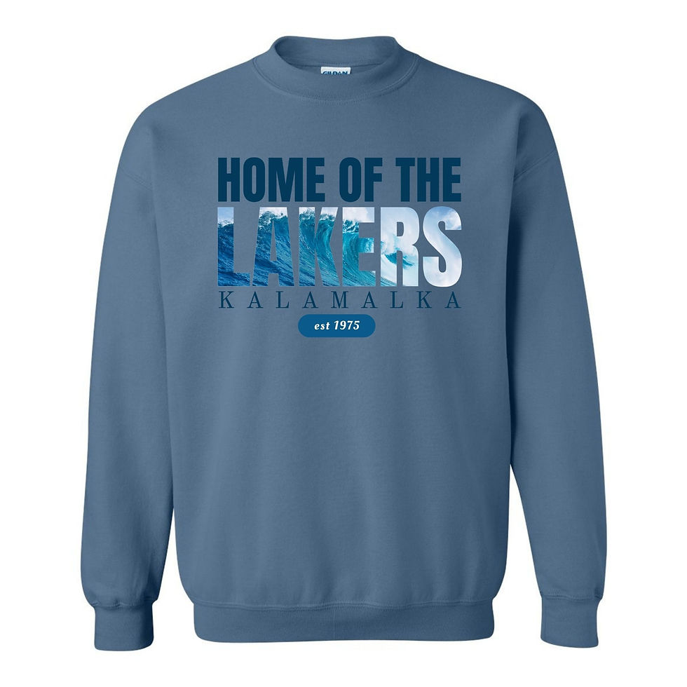 Thumbnail: Indigo Crewneck with Design