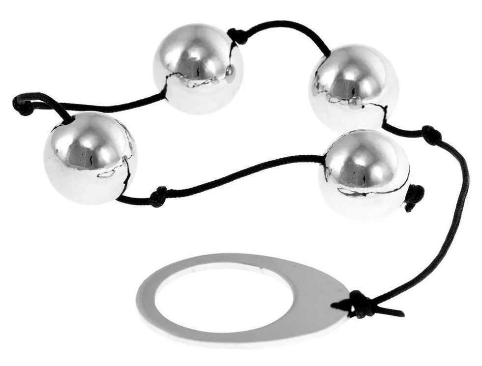 Μεταλλικές anal beads από ανοξείδωτο ατσάλι