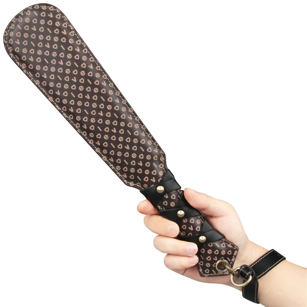 Μικρογραφία: Δερμάτινο Paddle Lovetoy Rebellion Reign Love (38 cm)