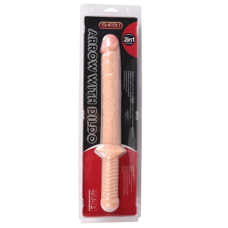 Μικρογραφία: Διπλό Dildo "Arrow With Dildo"  (31,5cm)