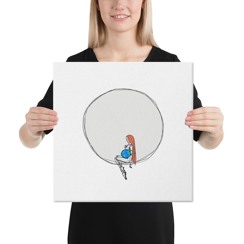 Thumbnail: MY WORLD canvas print