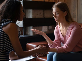 woman in therapy for anxiety