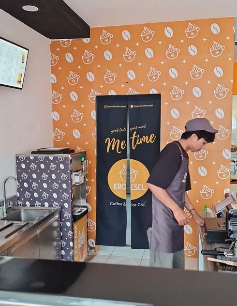 Cak - Testimoni 3 Kroesel noren tirai jepang cafe pantry full printing.JPG