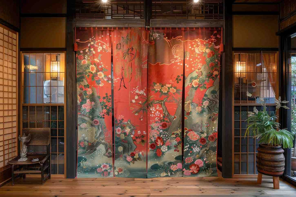 Tirai Noren Printing dari Norenholic