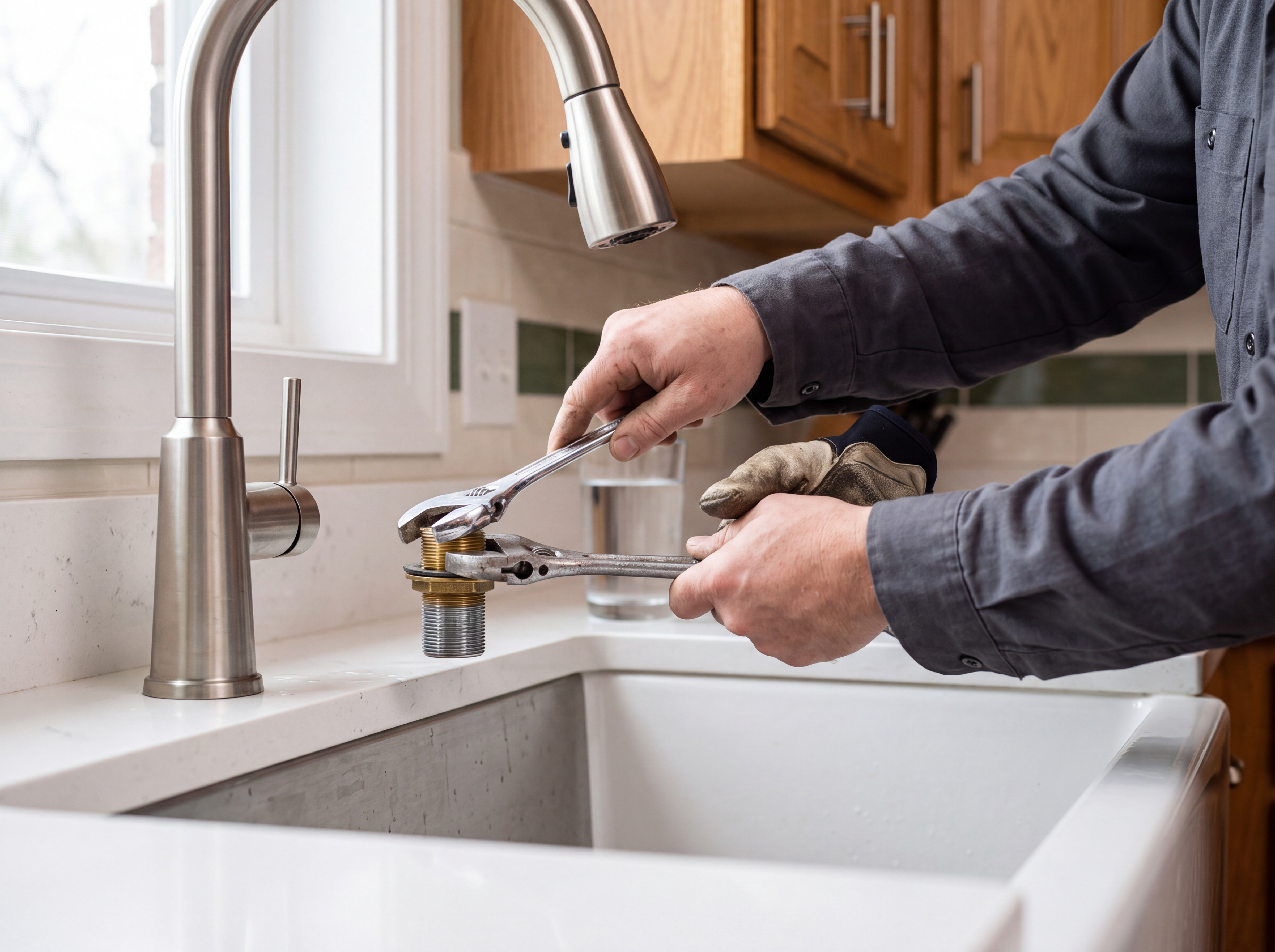 Kitchen Faucet Replacement (Owner Supplied Faucet)