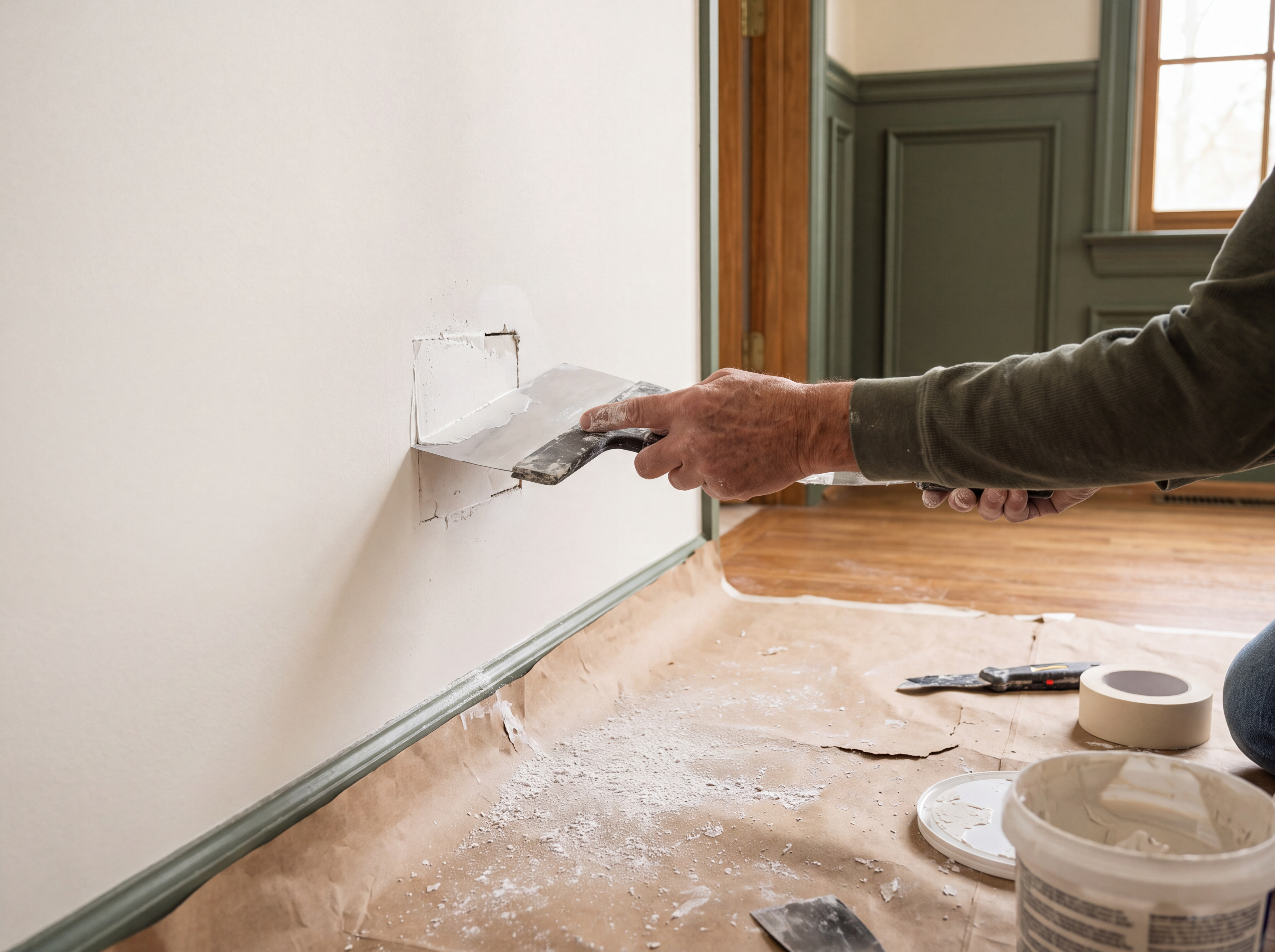 Drywall – Nail Hole Repair (Per Room, Up to 20 Holes)