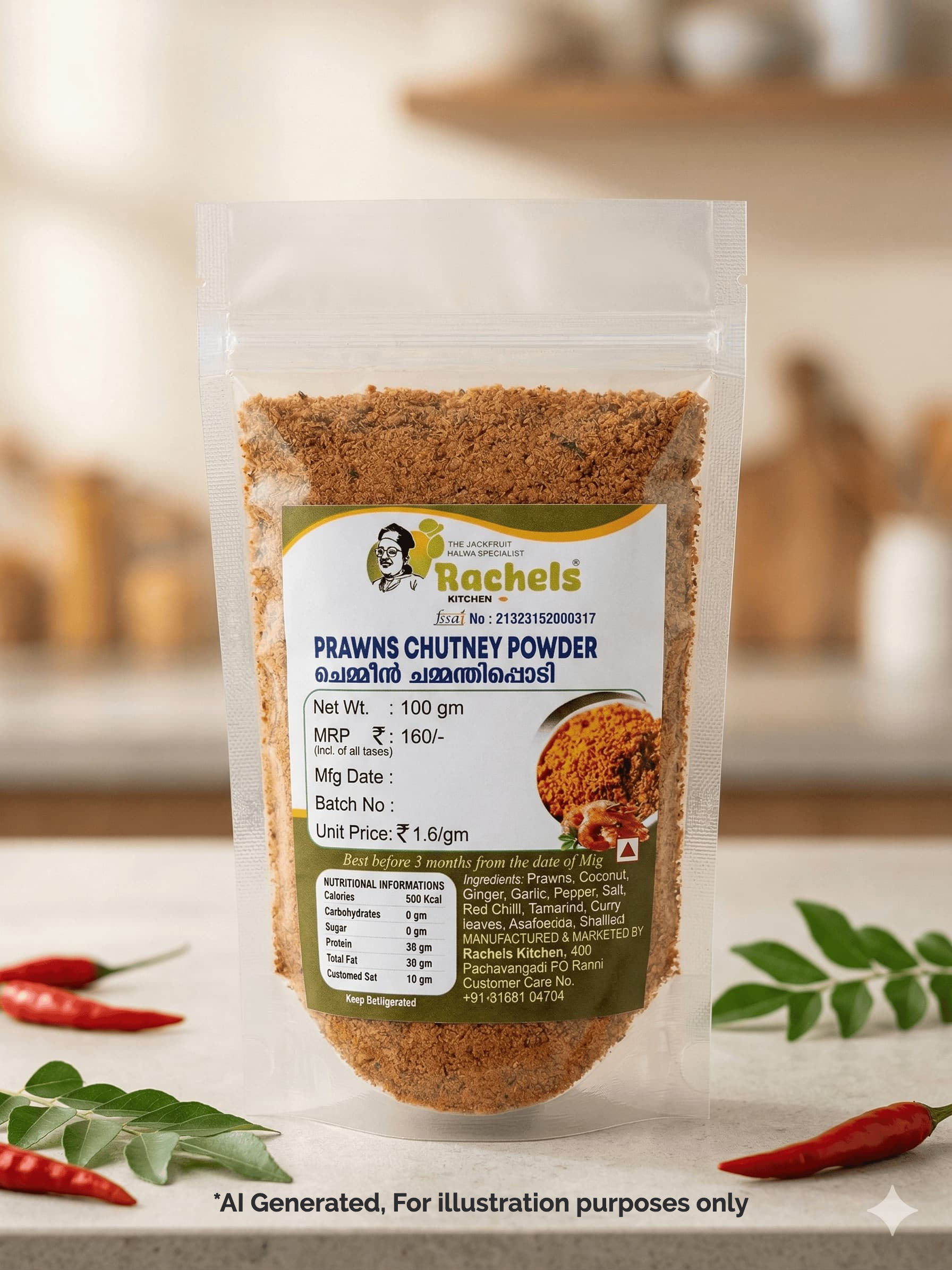 Prawns Chutney Powder