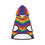 Thumbnail: Rainbow Chevron Pet Hoodie – Colorful Striped Sweater for Dogs & Cats