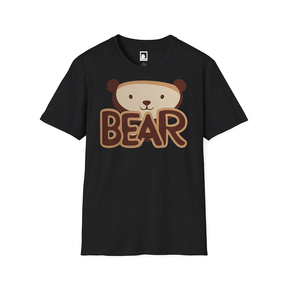 Thumbnail: Cute Bear Graphic T-Shirt for Animal Lovers, Perfect for Kids and Adults, 