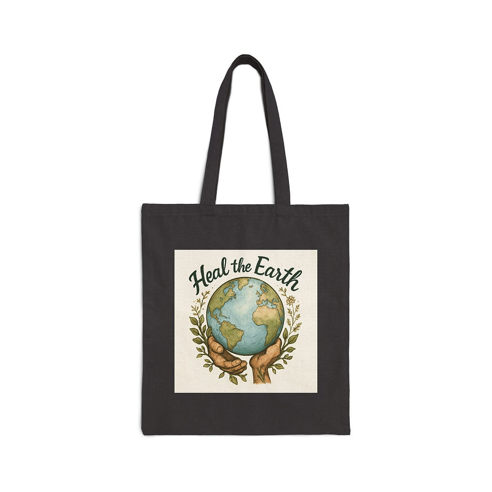 Thumbnail: Cotton Canvas Tote Bag