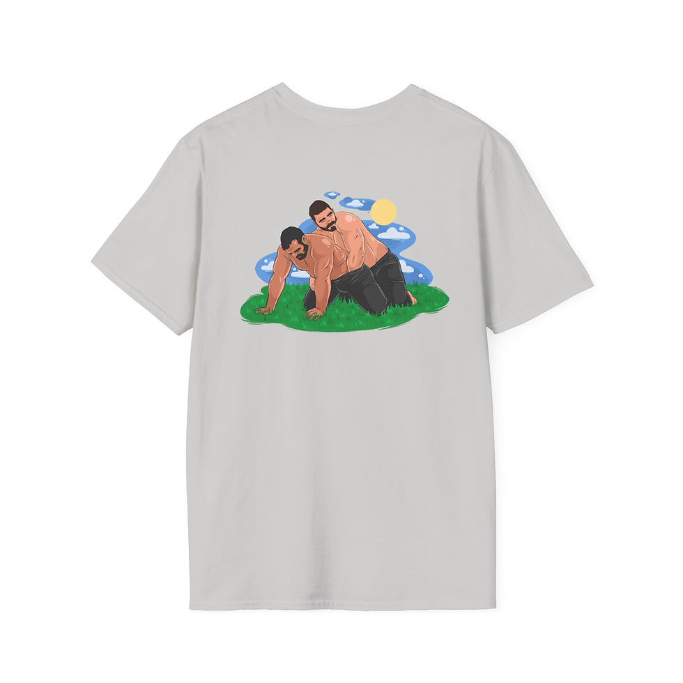 Thumbnail: T-Shirt - Maskülen, Türk güreşi design