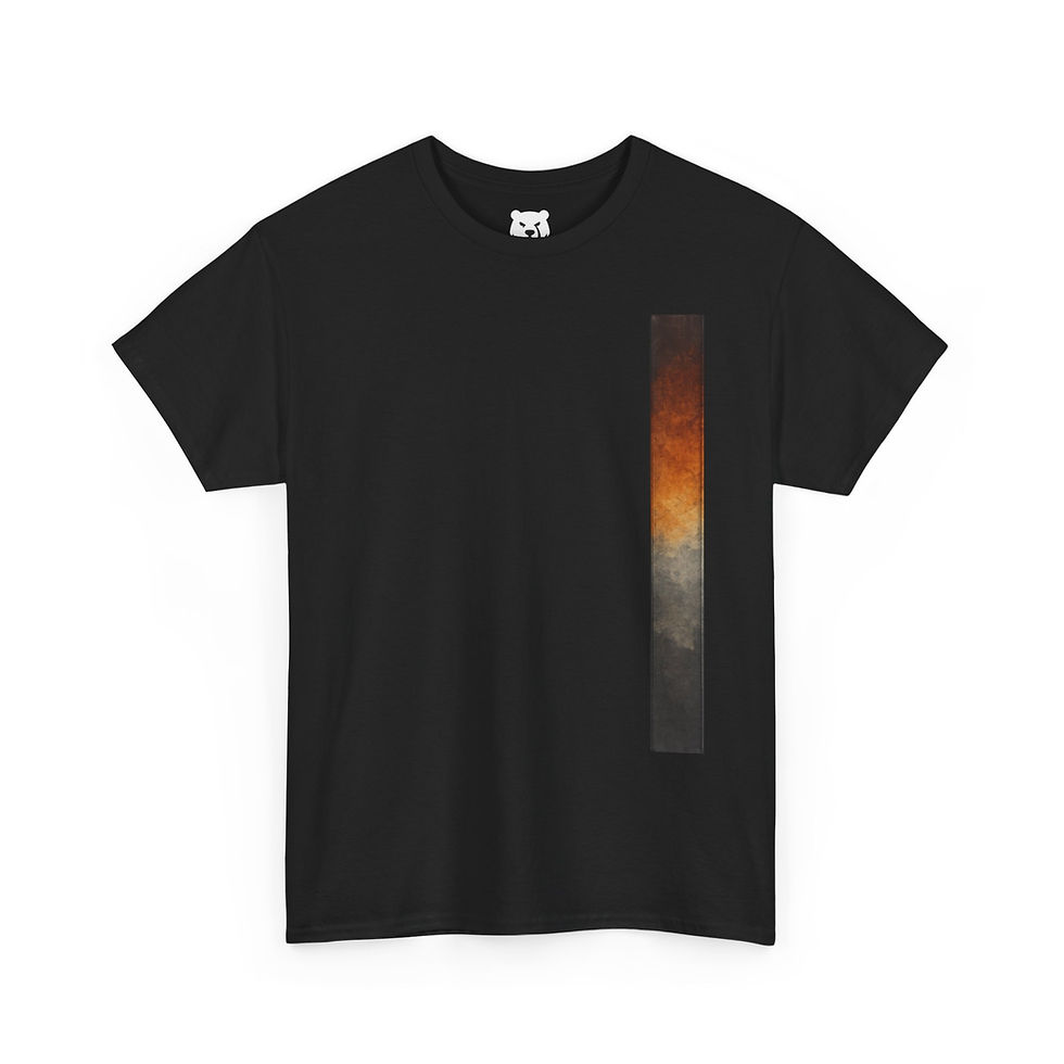 Thumbnail: Left Code Vertical Stripe Tee - Premium Mens Graphic T Shirt 