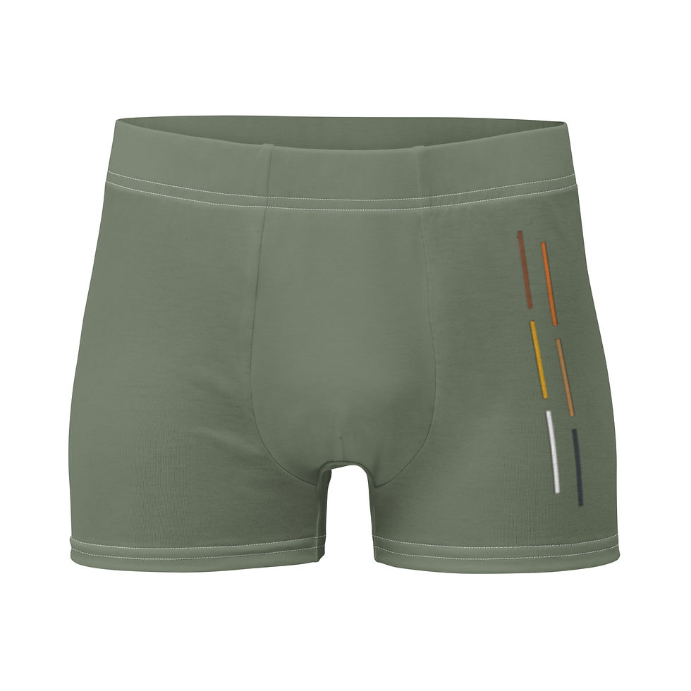Thumbnail: Turcobear Olive Minimal Boxer Briefs