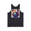 Thumbnail: Graphic Woof Bear Tank Top, Fun Summer Wear, Unisex Jersey Tank, 