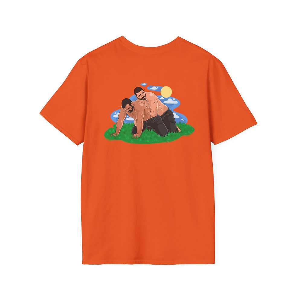 Thumbnail: T-Shirt - Maskülen, Türk güreşi design