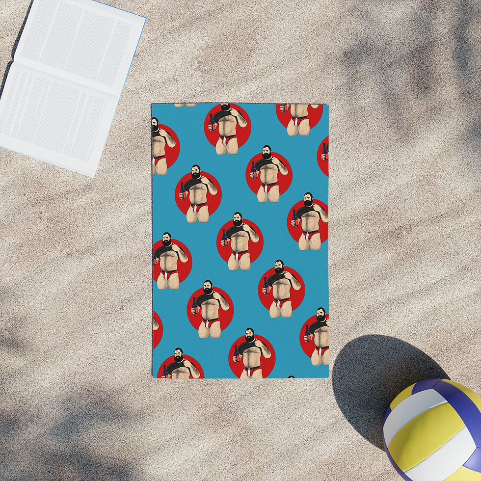 Thumbnail: Fun in the Sun, Bear Belly Beach Towels for Summer Beach Fun