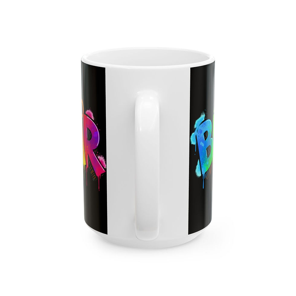 Thumbnail:  Whimsical Mustache Ceramic Mug | Funny Gifts for Coffee Lovers, 