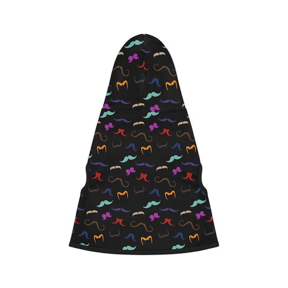 Thumbnail: Rainbow Chevron Pet Hoodie – Colorful Striped Sweater for Dogs & Cats