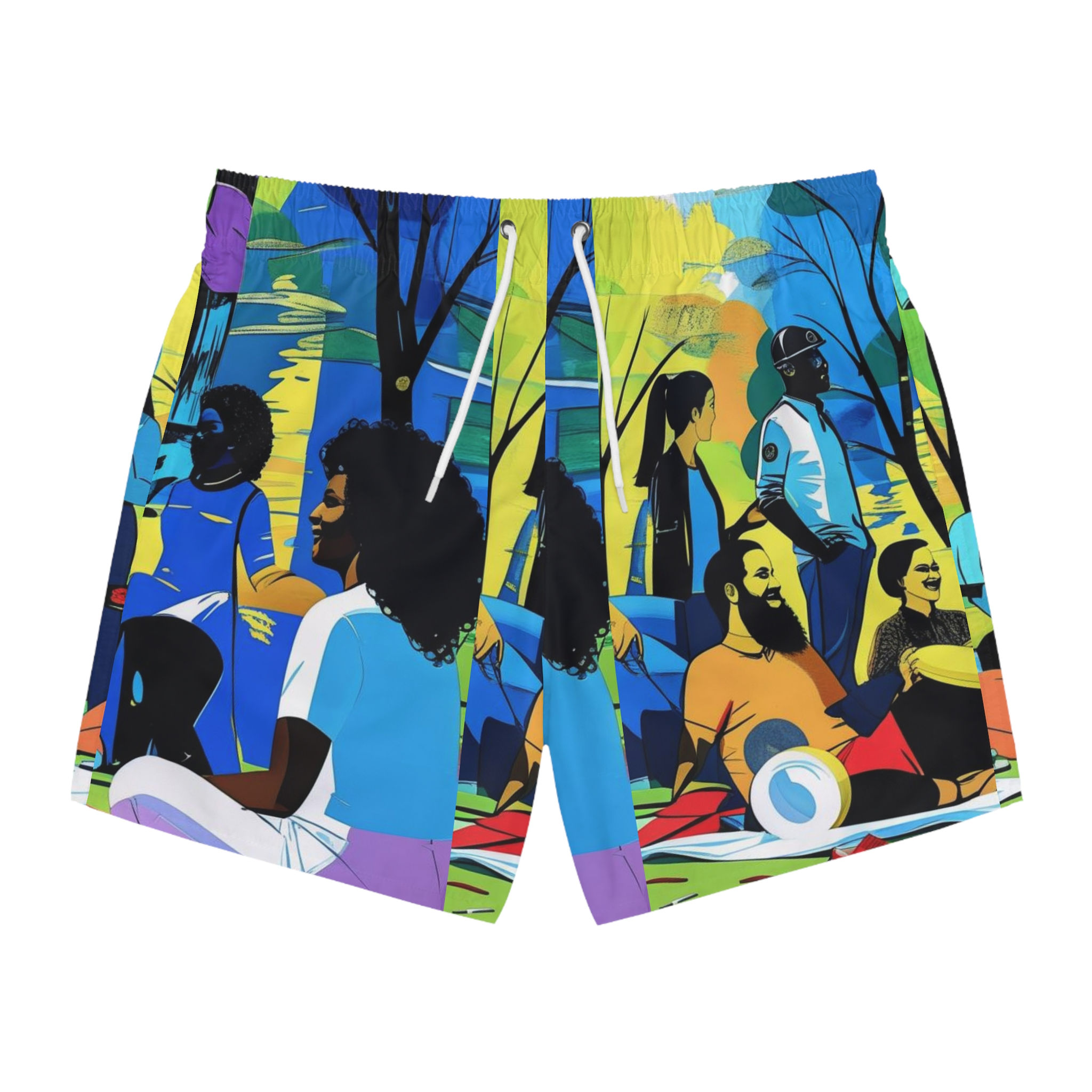 Men's multicolored swimsuit