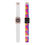 Thumbnail: Vibrant Watch Band, Colorful Silicone Strap for Fitness, Gift for Tech Lovers,