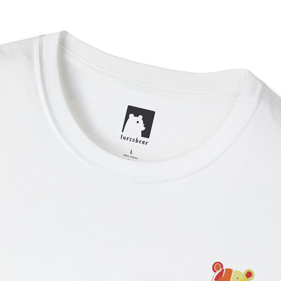 Thumbnail: Colorful Bear Graphic Unisex T-Shirt - Nature Lover Gift