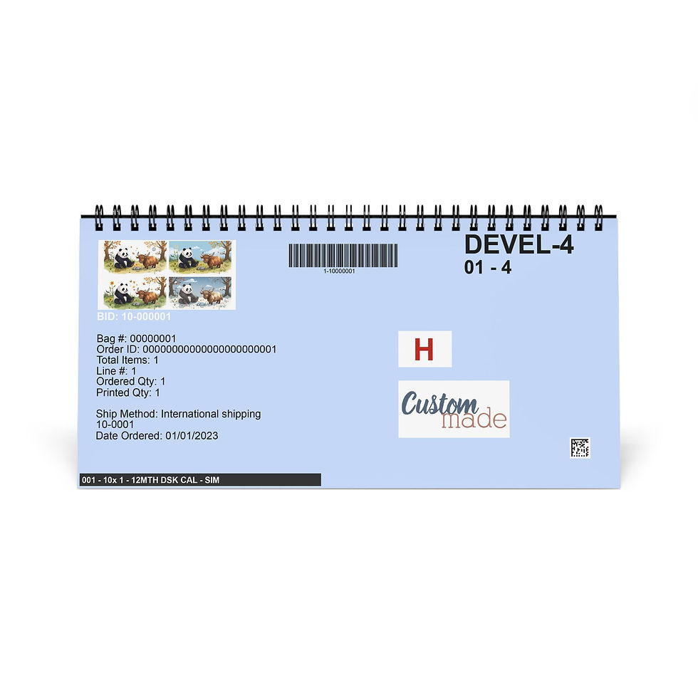 Thumbnail:  2026 Desktop Calendar with Giraffe Designs - Desk Organizer, Wall Décor, 