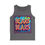 Thumbnail: Vibrant Bear Graphic Tank Top for Men, Unisex Summer Apparel, 