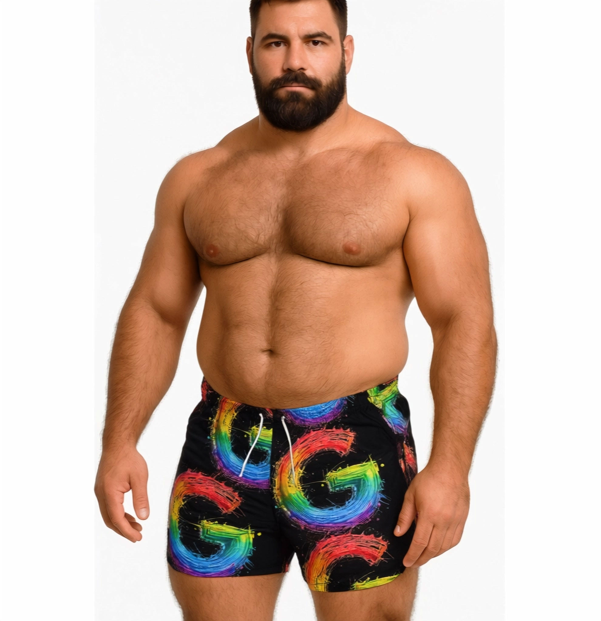 Colorful Swim Trunks
