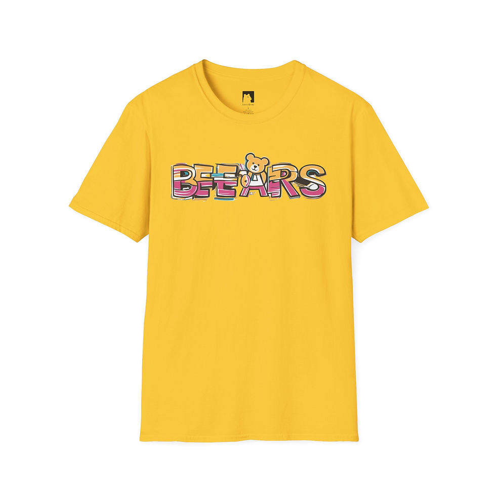Thumbnail: Colorful Retro Bears Unisex T-Shirt - Casual Wear, Gift for Animal Lovers