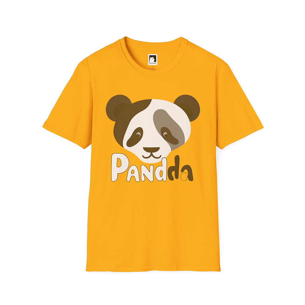 Thumbnail: Cute Panda Graphic T-Shirt, Casual Style Tee, Unisex Apparel, 