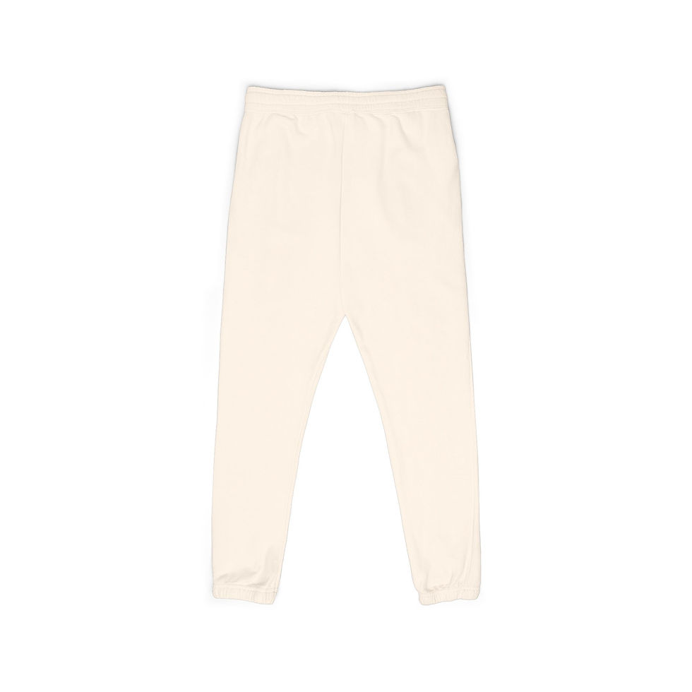 Thumbnail: Unisex Garment-Dyed Rainbow Fleece Sweatpants, Cozy Loungewear, 