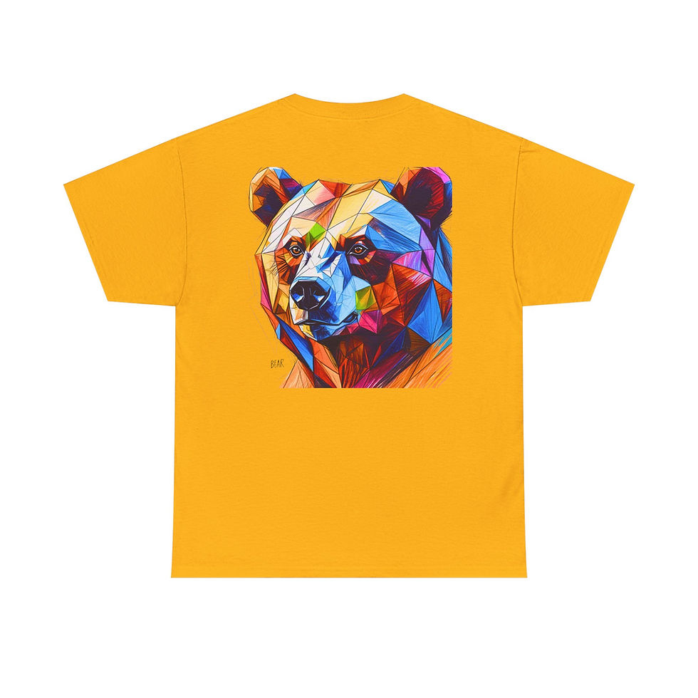 Thumbnail:  Cool bear Shirt, Colorful Art T-Shirt, Unisex Casual Wear,