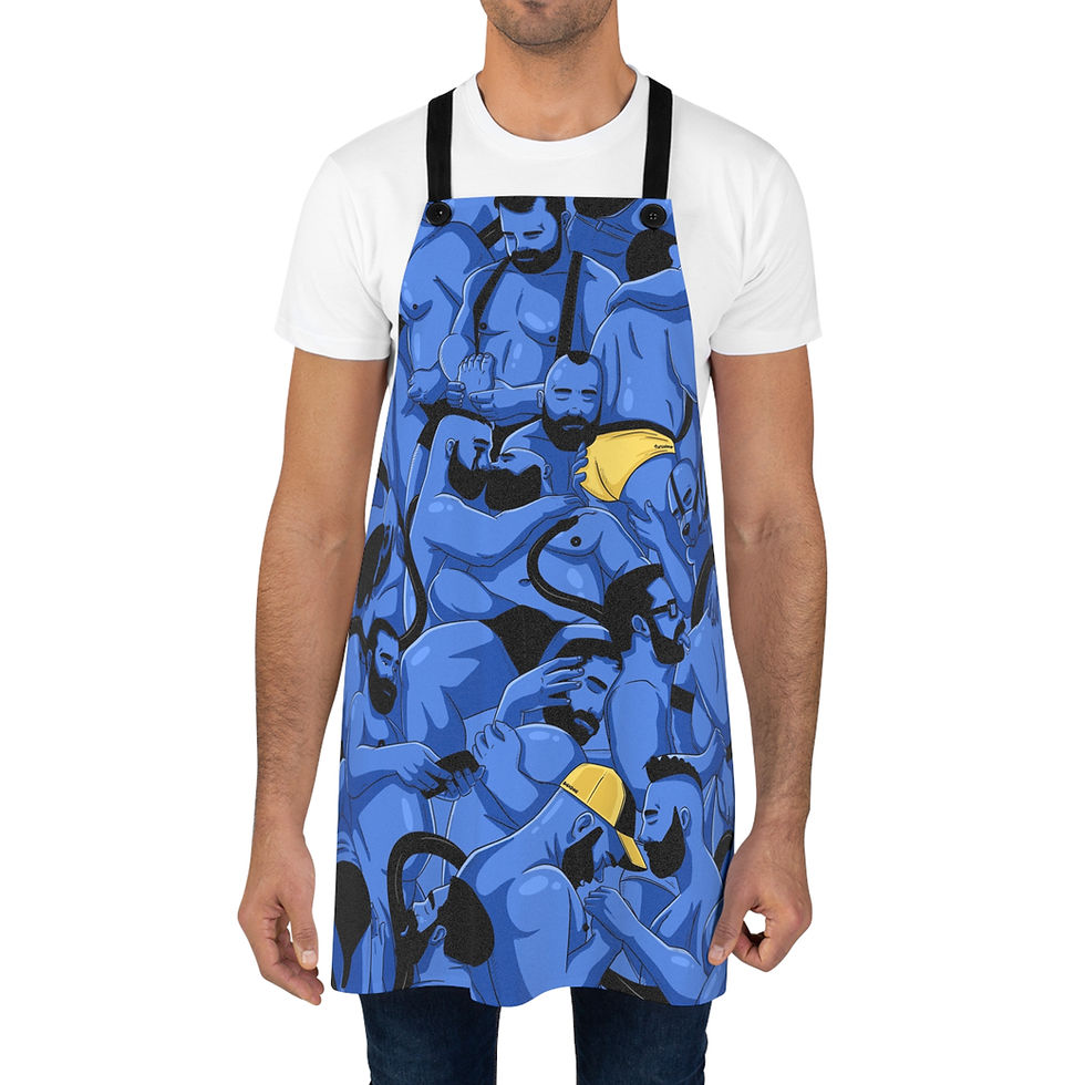 Thumbnail: Bold Wrestling Apron, Unique Chef Gift, Fun Cooking Gear, Kitchen Accessory, 