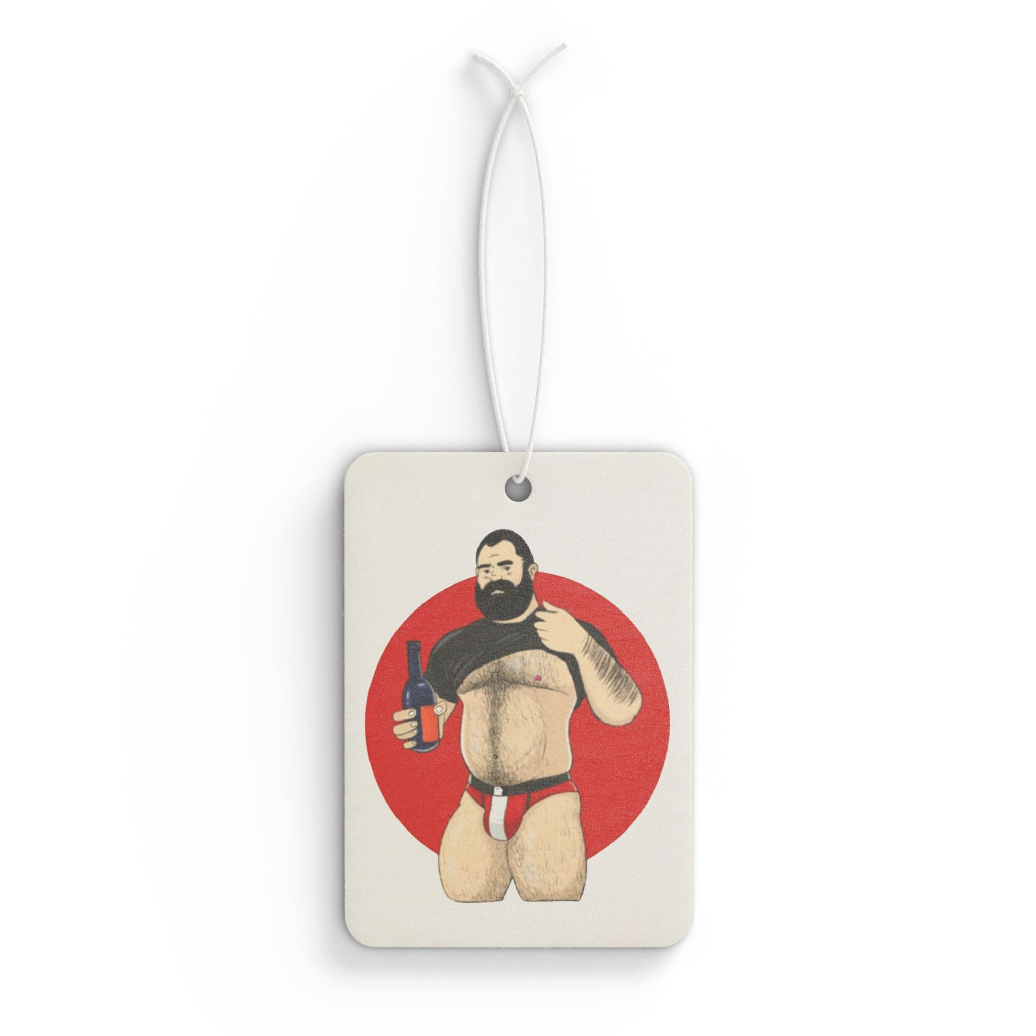 Humorous Car Air Freshener, Funny Auto Aroma Tag, Gift for Dad, 