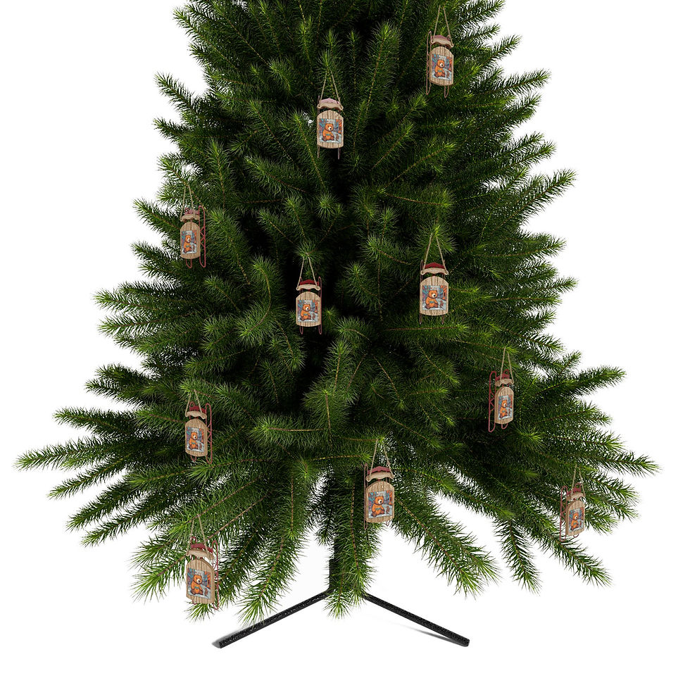 Thumbnail: Sled Ornaments