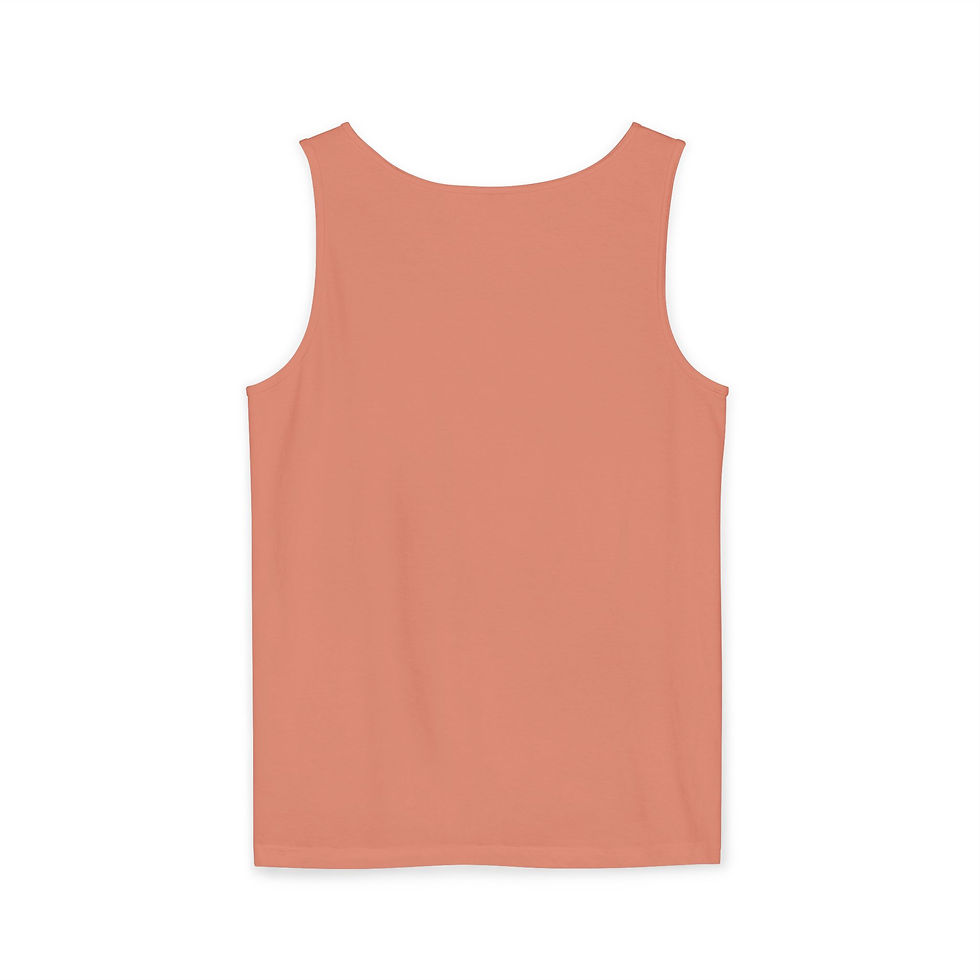 Thumbnail: Unisex Playful Woof Bear Tank Top for Pet Lovers, Summer Top, 