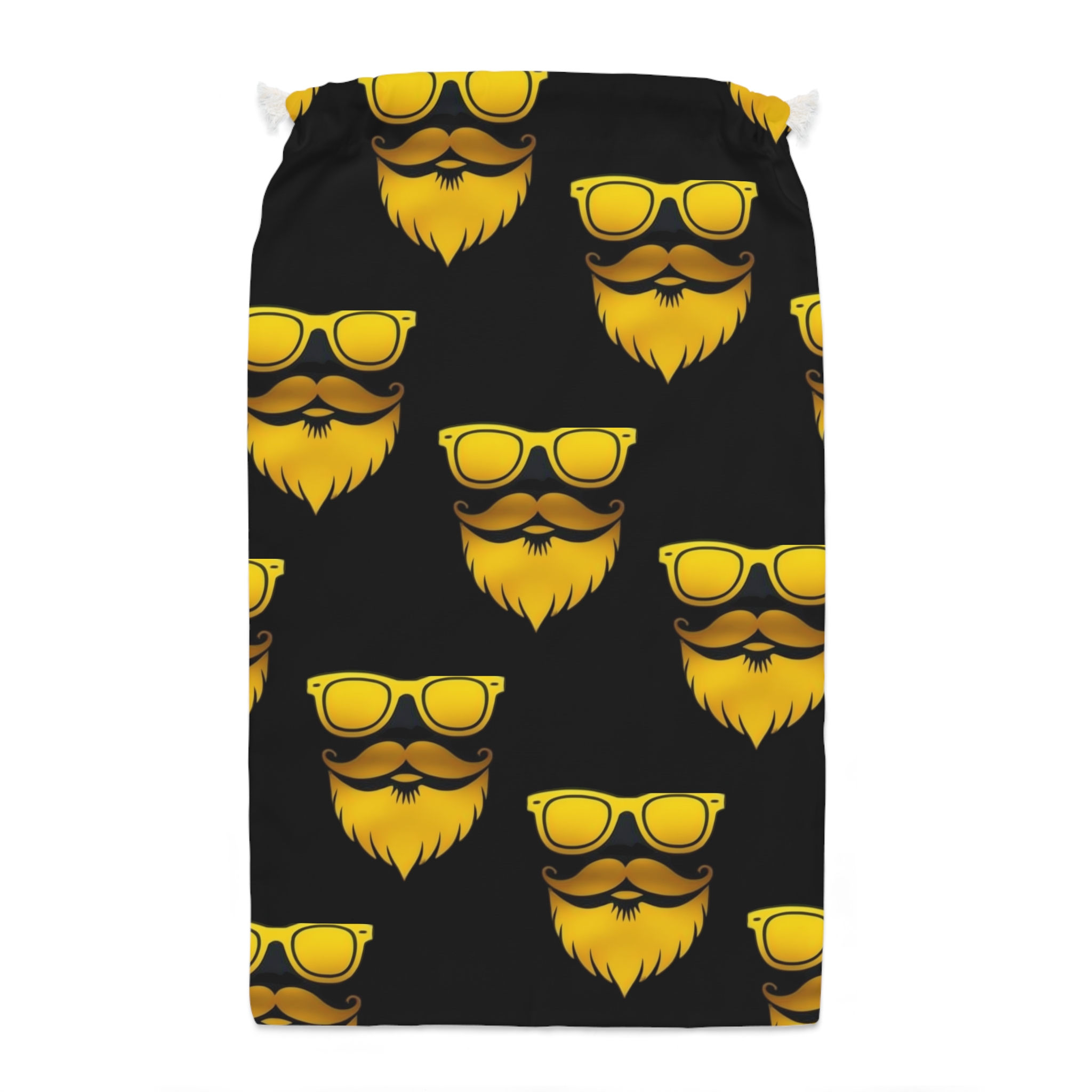 Beard Themed Sack, Fun Storage Bag, Gift for Men, Cool Accessories, 