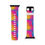 Thumbnail: Vibrant Watch Band, Colorful Silicone Strap for Fitness, Gift for Tech Lovers,