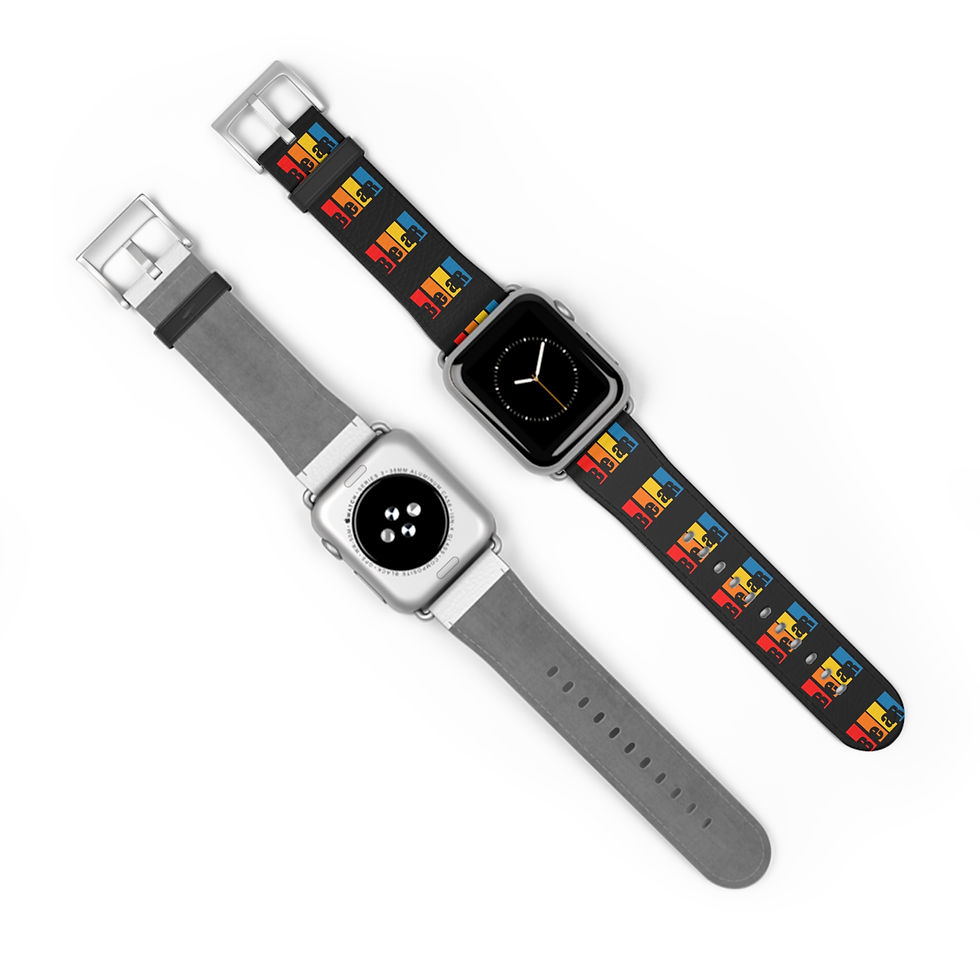 Thumbnail: Compatible with Apple Watch, Vivid Patterned Watch Strap, Gift for Father, Mothe