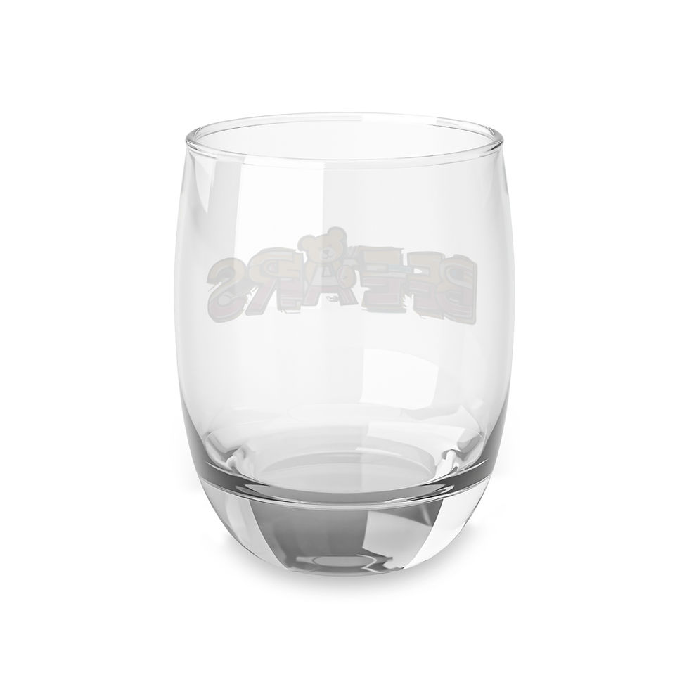 Thumbnail: Colorful Whiskey Glass - Fun Bear Theme, Perfect for Gifts, Home Bar, Birthday, 